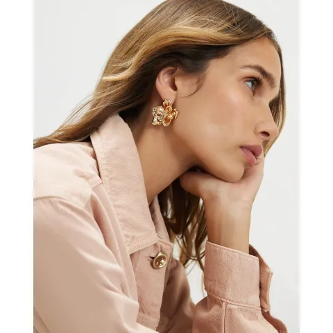 River Island Flower Stud Earrings