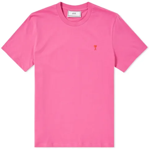 AMI Embroidered Heart Logo Tee