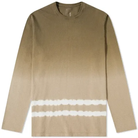 Long Sleeve Dyed Waffle Tee