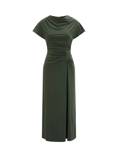 Forever New Women's Tahnee Petite Ruched Waist Midi Dress