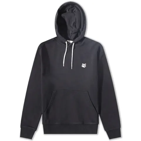 Grey Fox Head Patch Classic Hoodie