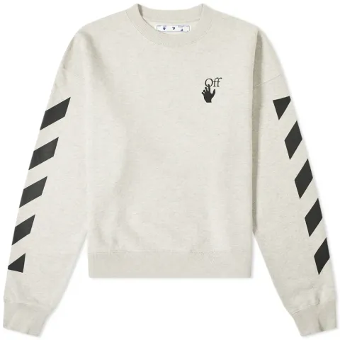 Diagonal Agreement Oversized Crew Sweat
