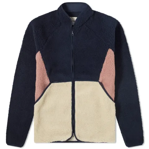 Puzzle Contrast Panel Fleece