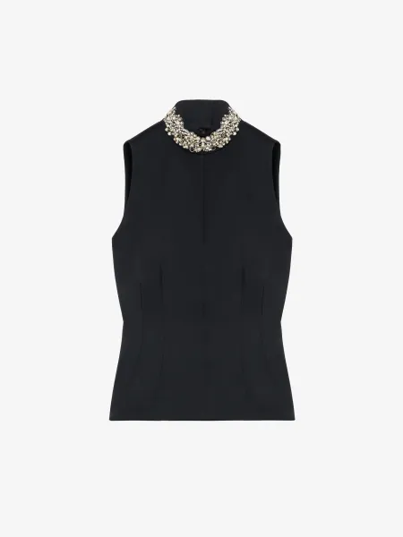 Chain Mail Embroidery Top