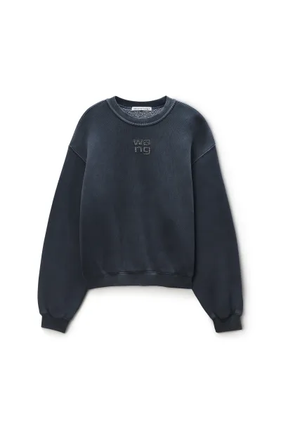 Crystal Hotfix Logo Sweatshirt
