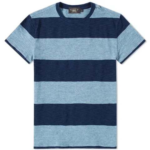 Wide Stripe Slub Tee