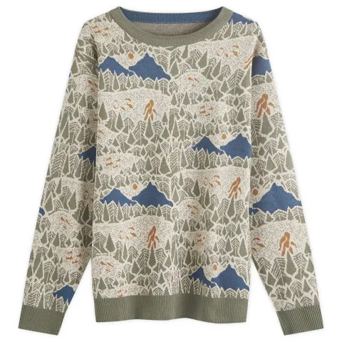 Highline Jacquard Crew Knit