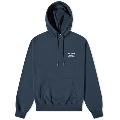 Drôle de Monsieur Not From Paris Back Logo Popover Hoodie