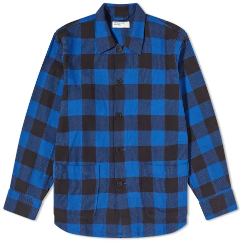 Winter Gingham Travail Overshirt