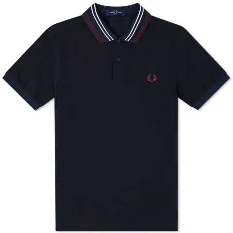Stripe Collar Polo