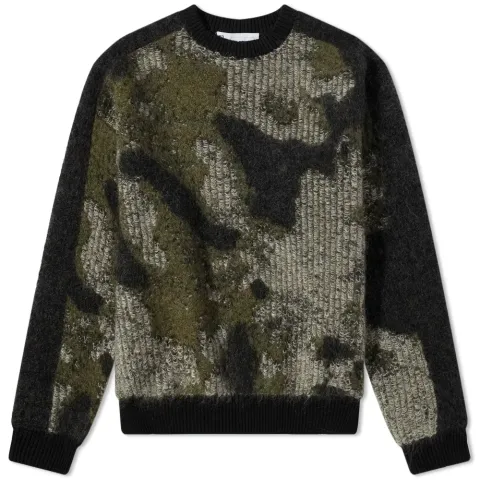Camo Knit Crew Sweat