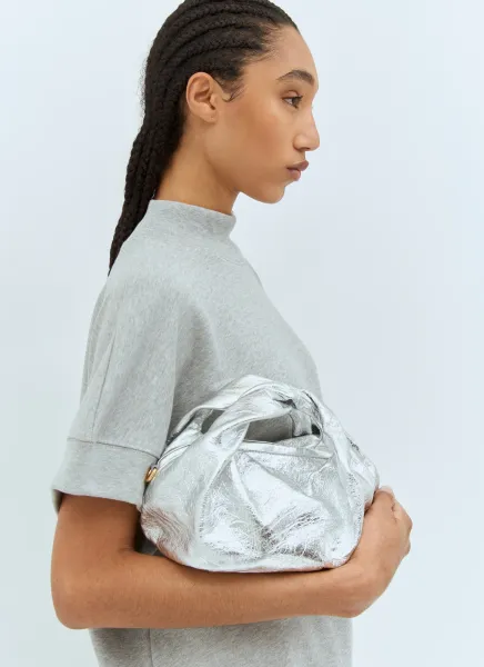 Medium Twist Metallic Handbag
