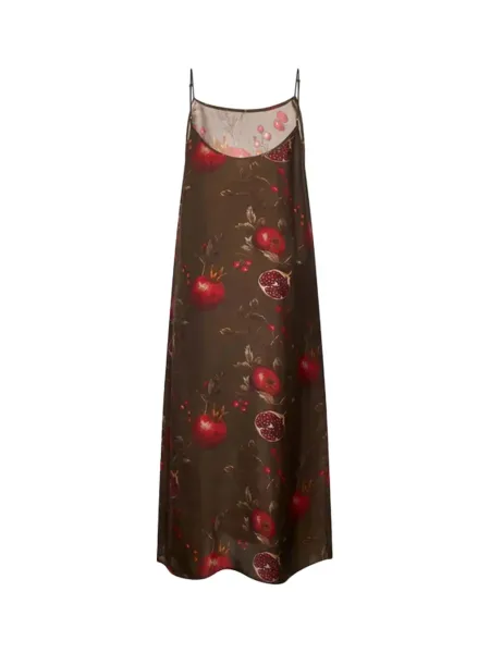 anaya dress Brown/red