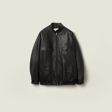 Nappa leather jacket