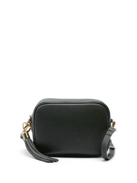 Apatchy London The Tassel Navy Leather Crossbody Bag