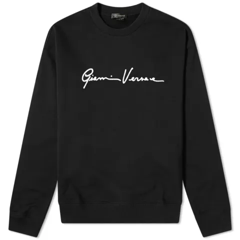 Gianni Signature Flocked Crew Sweat