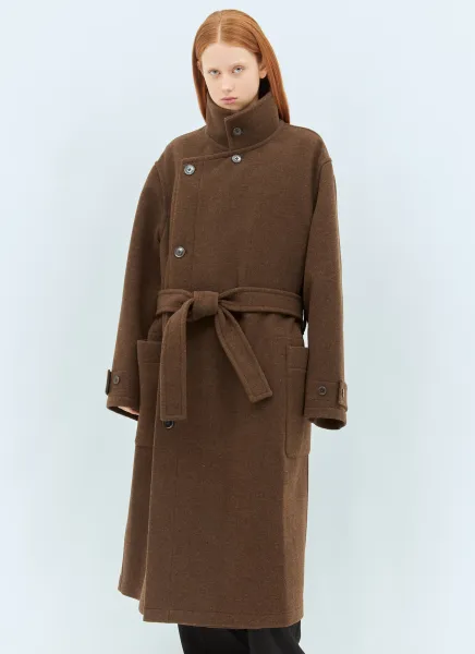 Wrap Wool Coat