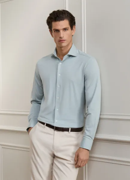 Tailored Fit 4-Way Flex Pique Shirt