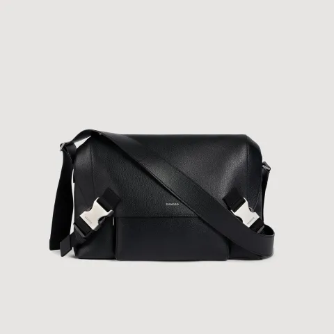 SANDRO Reconstituted leather bag