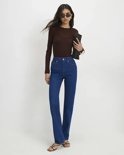 River Island Stretch Straight Leg Jeans