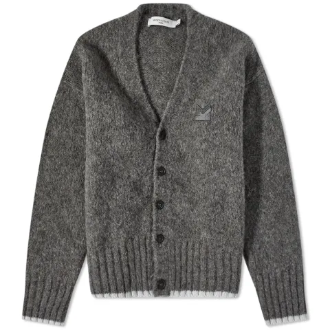Maison Kitsuné Mk Patch V-Neck Cardigan