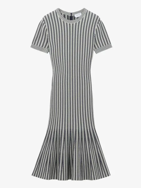Striped Knit Dress
