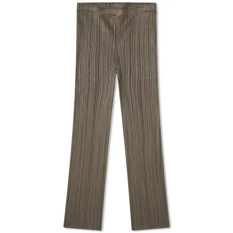 Straight Pleats Trousers