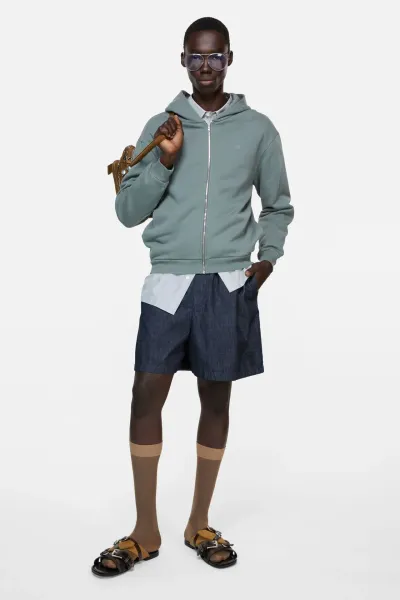 Casual denim shorts