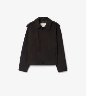 Cashmere Jacket in Cog brown melange