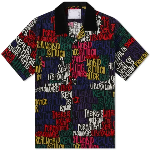 Message Print Vacation Shirt