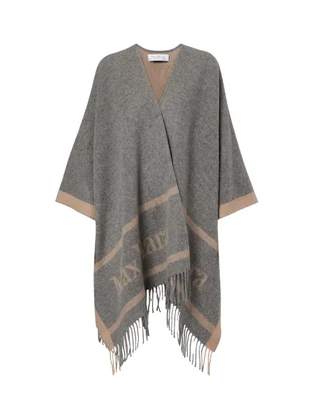 hilde poncho Grey