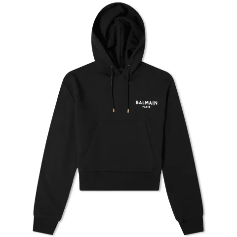 Small Logo Cropped Hoodie