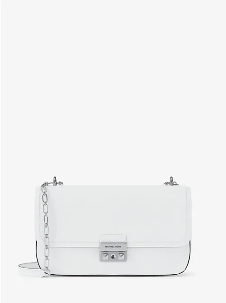 Tribeca Large Pebbled Leather Shoulder Bag