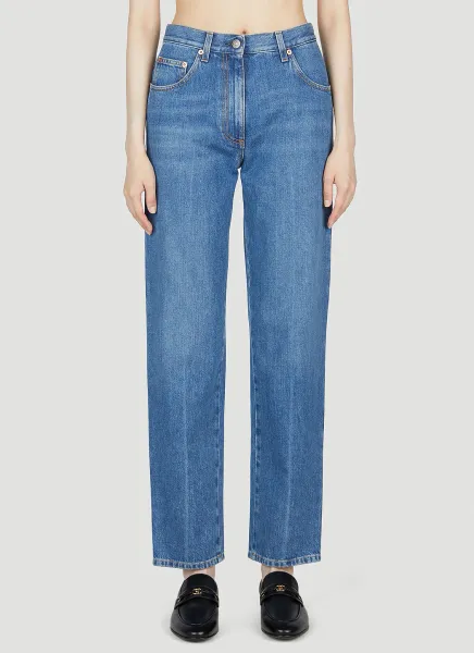 80s Fit Horsebit Jeans