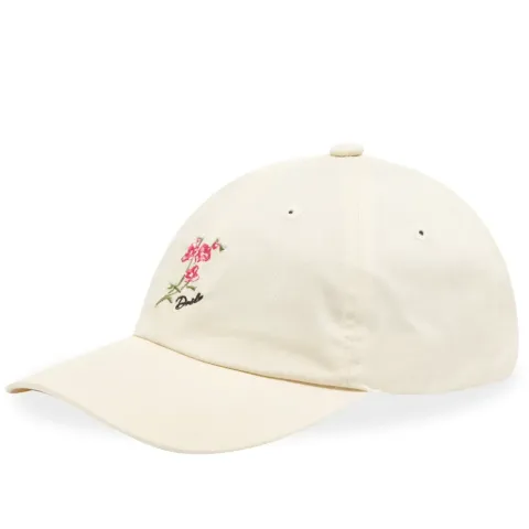 Embroidered Flower Logo Cap