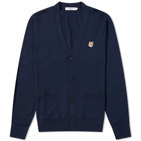 Maison Kitsuné Fox Head Patch Classic Cardigan