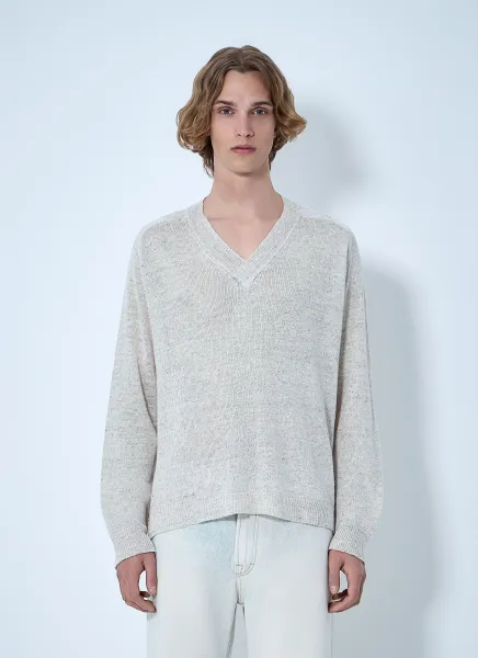 V-neck Knit Sweater