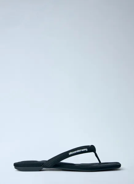 Jenna Tubular Flat Thong Sandals