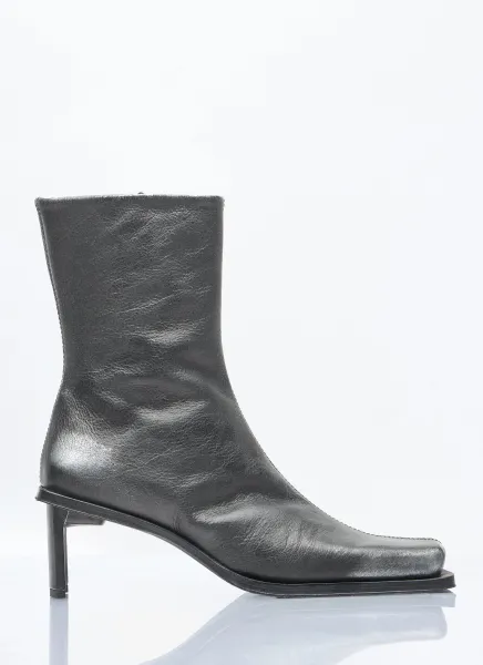 Brenda Brush Off Metal Ankle Boots