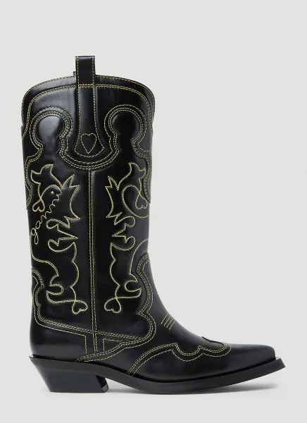 Embroidered Western Boots
