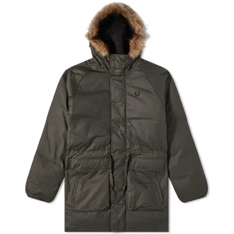 Padded Waxed Cotton Jacket