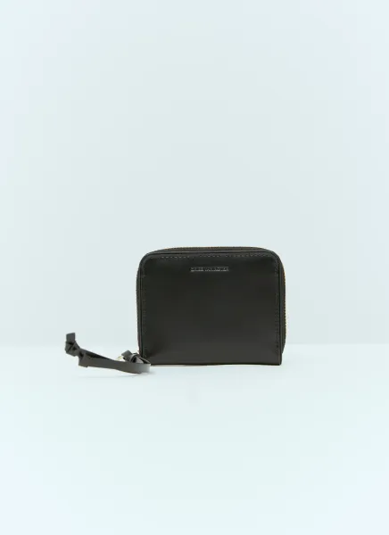 Zip-Around Leather Wallet