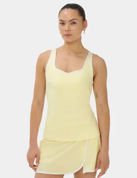 Sweaty Betty Pro Racket Power V-Neck Vest Top Yellow