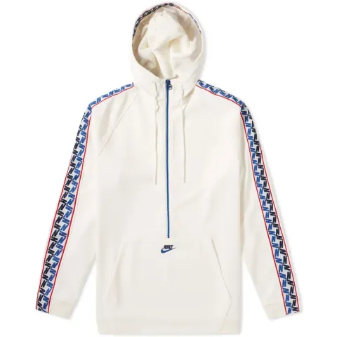 Taped Poly Half Zip Hoody