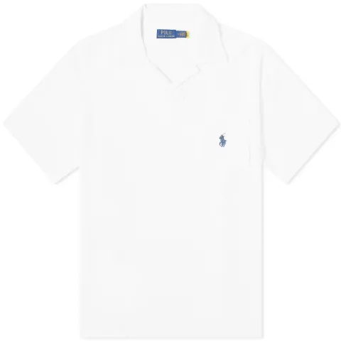 Cotton Terry Polo Shirt
