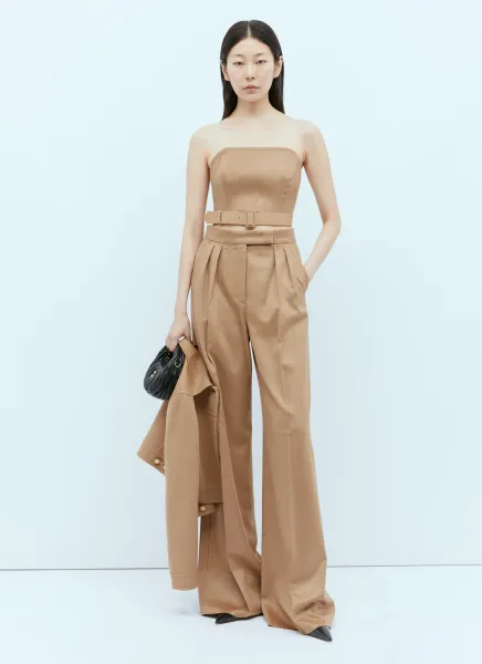 Wool Bustier Top