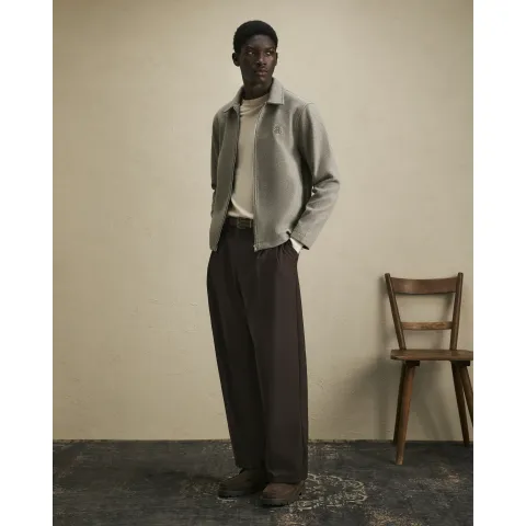 River Island Zip Through Embroidered Shacket