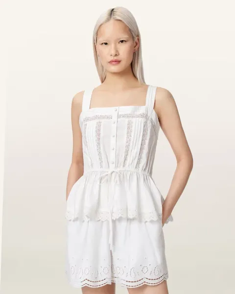Gwen Boxy Lace Top