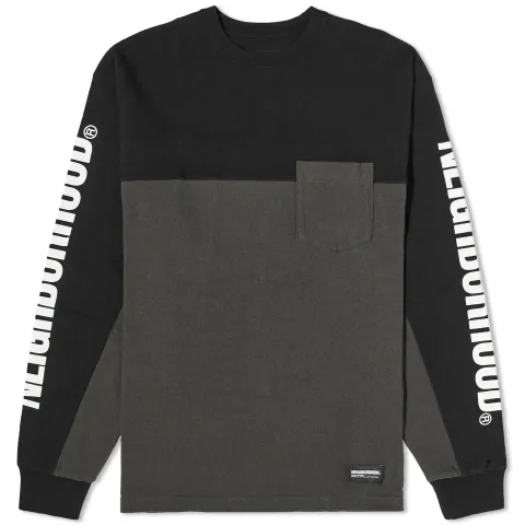 Long Sleeve Bicolour T-Shirt