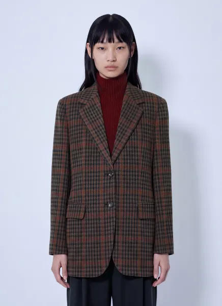 Max Mara Checked Blazer